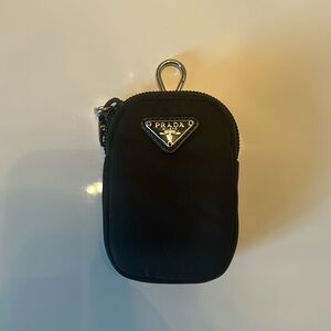 Prada nylon coin purse